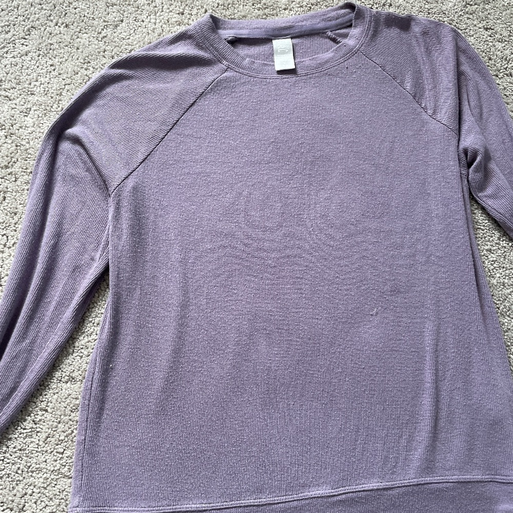 Athleta girl purple long sleeve